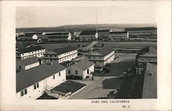 Barracks, Fort Ord Postcard