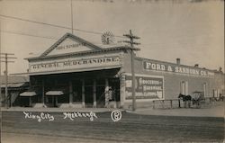 Ford & Sanborn Co. General Merchandise King City, CA Postcard Postcard Postcard