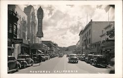 Monterey California Main Street Postcard Postcard Postcard