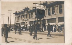 Labor Day Parade Men from Plumbers, Gas, and Steam Fitters Union Marching Monterey, CA Postcard Postcard Postcard