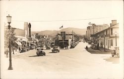 Two City Streets with Cars and Pedestrians Monterey, CA Postcard Postcard Postcard