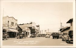 End of Alvarado St. Monterey, CA Postcard Postcard Postcard