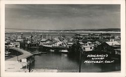 Fishermen's Wharf Postcard