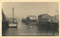 Fishermans Wharf Monterey, CA Postcard Postcard Postcard