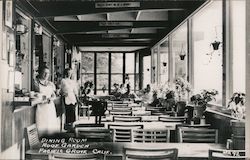 Dining Room, Rozsi & Leon's Roof Garden Restaurant Postcard