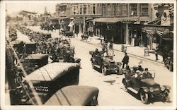 San Francisco Business Men's Military Encampment Enroute to Monterey Salinas, CA Postcard Postcard Postcard