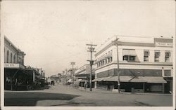 Looking Along 7th Street Petaluma, CA Postcard Postcard Postcard