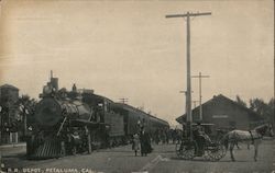 R.R. Depot Postcard