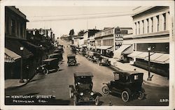 Looking Along Kentucky Street Petaluma, CA Postcard Postcard Postcard