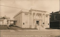 Healey's Modern Funeral Parlors Petaluma, CA Postcard Postcard Postcard