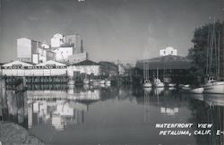 Waterfront View - Eagle Milling Company Petaluma, CA Postcard Postcard Postcard