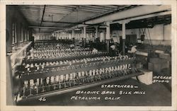 Stretchers at Belding Brothers Silk Mill Postcard