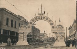 Arch Built For Labor Day Parade Santa Rosa, CA Postcard Postcard Postcard