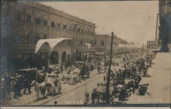 Rose Carnival Parade, May 18, 1908 Santa Rosa, CA Postcard Postcard Postcard