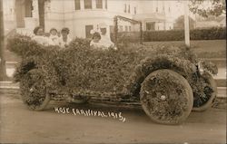 Decorated Car During Rose Carnival, 1915 Santa Rosa, CA Postcard Postcard Postcard