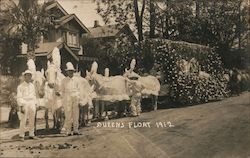 Queens Float 1912 Postcard