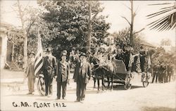 Horse Drawn Carriage in Parade Santa Rosa, CA Postcard Postcard Postcard