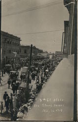 4th Street After the Street Parade, May 16, 1918 Santa Rosa, CA Postcard Postcard Postcard