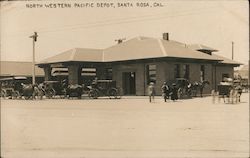 Northwestern Pacific Depot Santa Rosa, CA Postcard Postcard Postcard