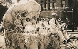 Santa Rosa Carnival 1911 Juvenile Queen Float Postcard