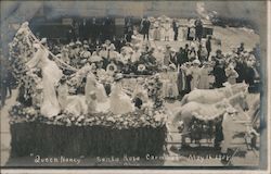 Queen Nancy, Santa Rosa Carnival, May 16, 1908 Postcard