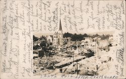 City After the Earthquake Postcard