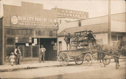 Rose City Poultry Company, Shaffer & Foote Postcard