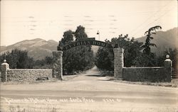 Entrance to Pythian Home near Santa Rosa California Postcard Postcard Postcard