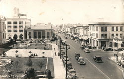 View of City Street Santa Rosa, CA Postcard Postcard Postcard