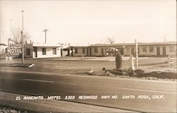 El Ranchito Motel Santa Rosa, CA Postcard Postcard Postcard