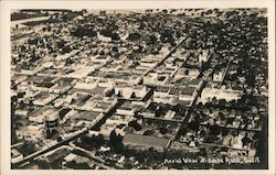 Aerial View of City Postcard