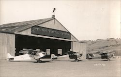 Aircraft at Municipal Airport Santa Rosa, CA Postcard Postcard Postcard