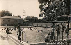 Municipal Pool Santa Rosa, CA Postcard Postcard Postcard