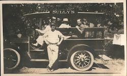 People in Sully's Automobile Monte Rio, CA Postcard Original Photograph Original Photograph