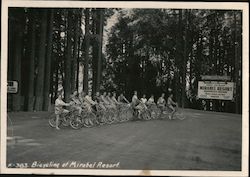 Bicycling at Mirabel Resort Monte Rio, CA Postcard Postcard Postcard