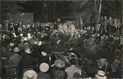 A Large Crowd at Bohemian Grove Monte Rio, CA Postcard Postcard Postcard