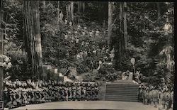 Bohemian Grove Theatre Monte Rio, CA Gabriel Moulin Postcard Postcard Postcard