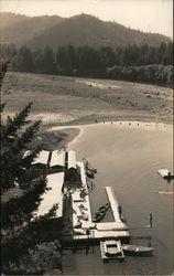 Bohemian Grove Boat Dock Postcard