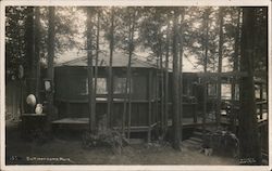 Summer Home Park Campground Postcard