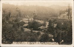 Camp Vacation Russian River Heights Station California Postcard Postcard Postcard