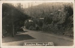 Russian River Heights Depot Postcard