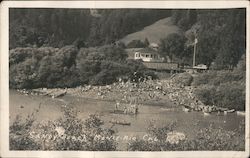 Sandy Beach Monte Rio, CA Postcard Postcard Postcard