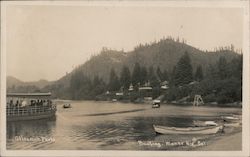 Boating at Monte Rio California Glissman Photo Postcard Postcard Postcard