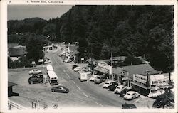 Aerial View Bob's Market Monte Rio, CA J. A. Cunnington Postcard Postcard Postcard