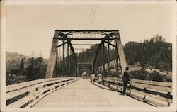 Monte Rio Bridge Over the Russian River California Postcard Postcard Postcard