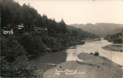 View of Town and Russian Rover Postcard