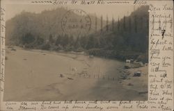 Beach Scene on Russian River Monte Rio, CA Postcard Postcard Postcard