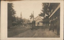 Monte Rio Depot and Hotel California Postcard Postcard Postcard