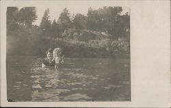 Swimming in the Russian River Monte Rio, CA Postcard Postcard Postcard