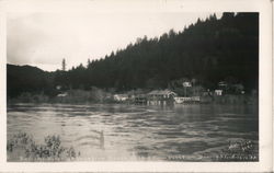 Russian River at Vacation Beach as seen from Vacation during flood 12-12-37 Postcard